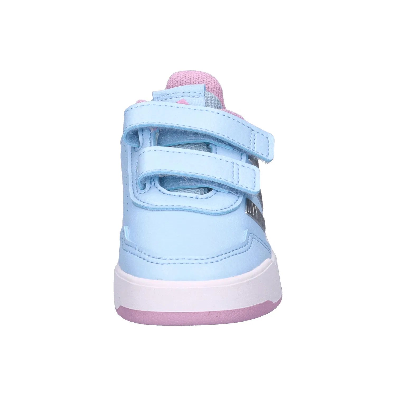 Детские кроссовки с липучкой Tensaur Sport 3.0 CF Adidas, Hellblau Rosa Konigliches Lila — фото 3