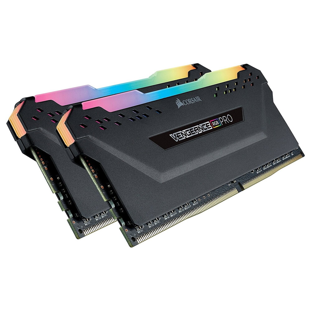 Оперативная память Corsair Vengeance RGB PRO, 32 Гб DDR4 (2x16 Гб), 3600 МГц, CL18, CMW32GX4M2D3600C18, черный — фото 3