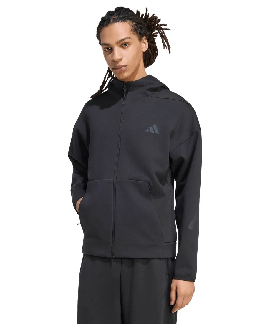 Куртка-худи с капюшоном и полной застежкой-молнией Zero Negative Energy adidas, Black