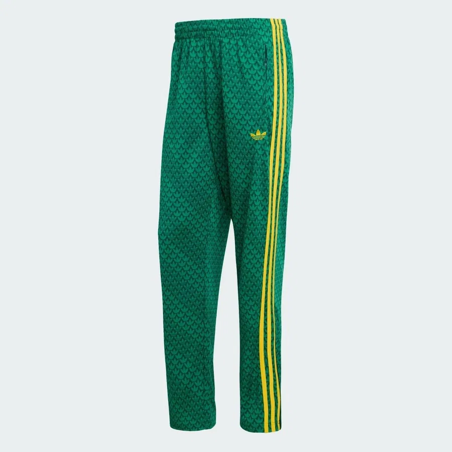 Спортивные штаны свободного кроя с принтом Firebird Loose Monogram adidas, Зеленый — фото 4