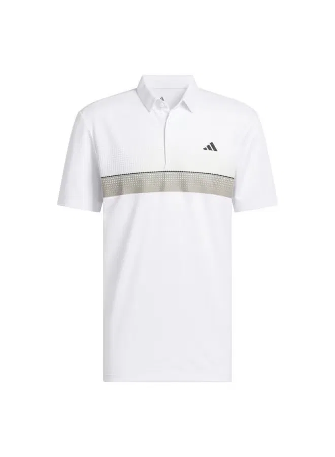 Поло с принтом Performance Adidas, белый — фото 3