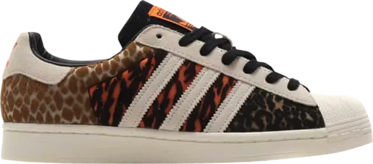 

Кроссовки Adidas atmos x Superstar 'Crazy Animal', кремовый, Бежевый, Кроссовки Adidas atmos x Superstar 'Crazy Animal', кремовый