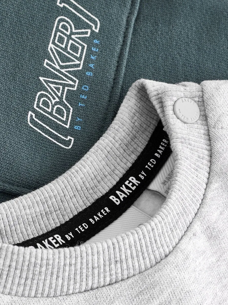 Спортивный костюм Baker by Ted Baker в серо-пятнистом цвете — фото 4