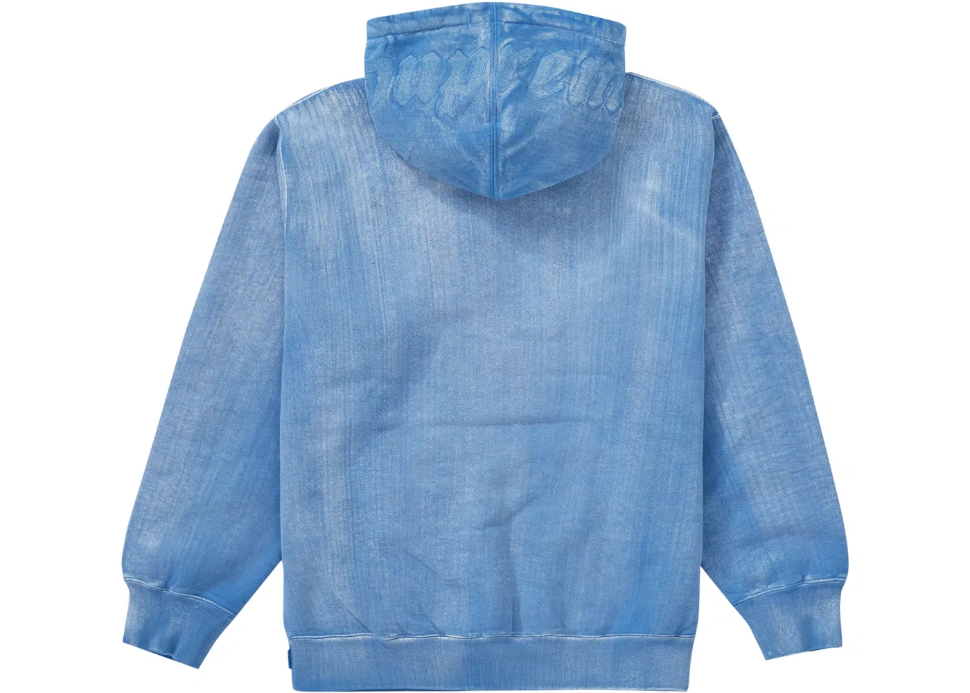Мужское худи с принтом Supreme Hooded Sweatshirt, Pale Royal — фото 2