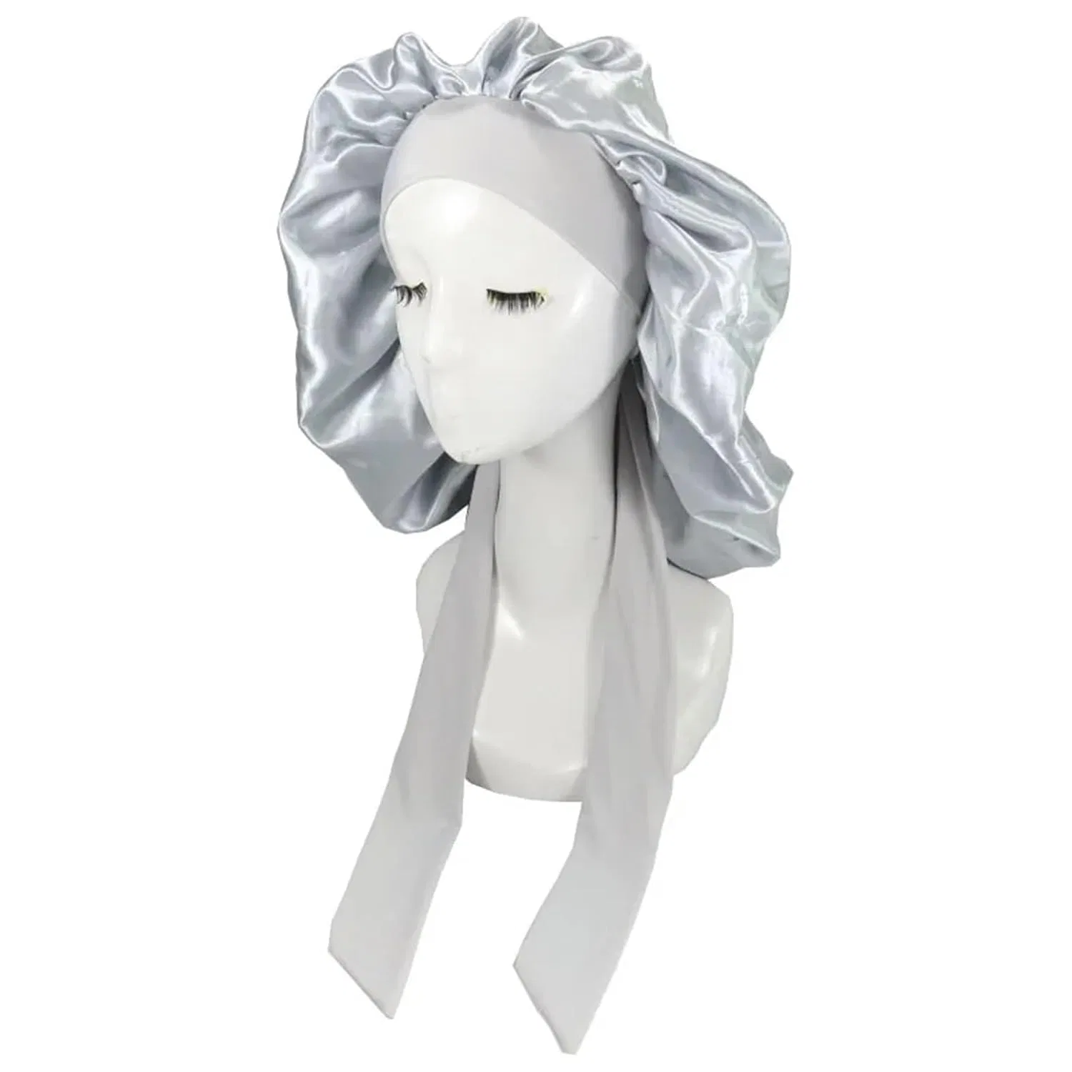 Шапочка для душа атласная, FJOADNVM, Silver