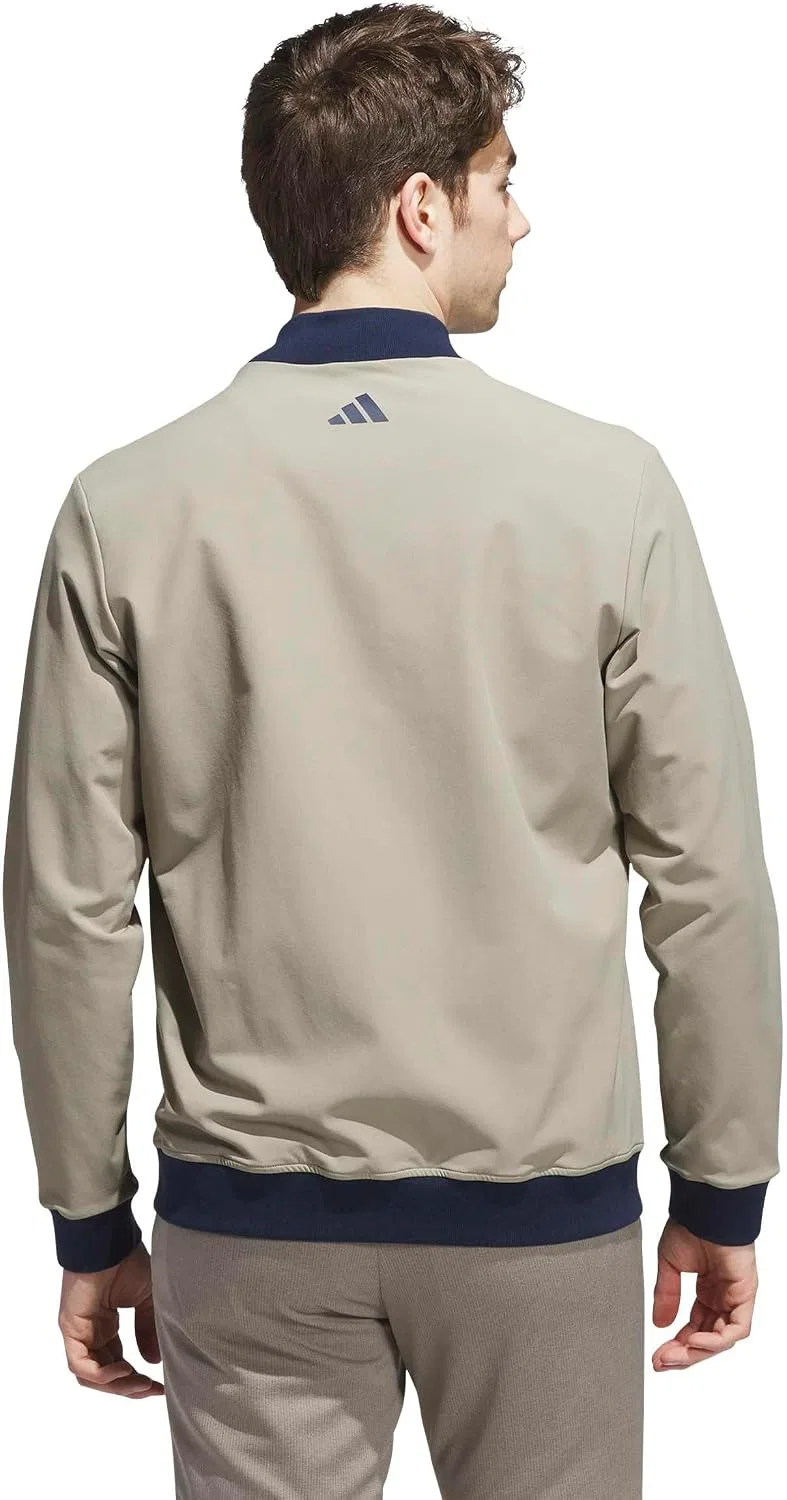 Мужская куртка-бомбер с двухсторонней молнией adidas, Putty Beige — фото 4