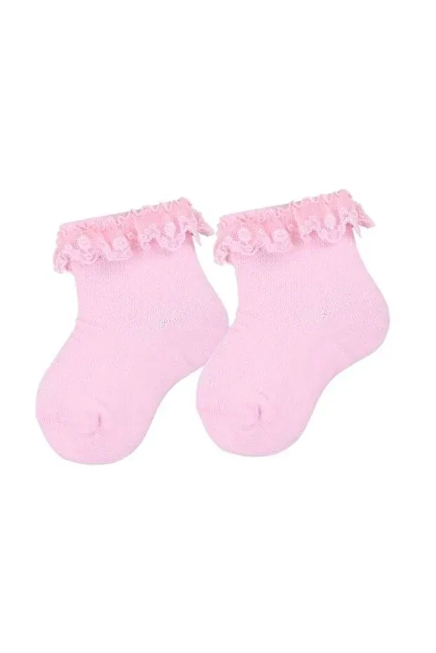 Детские носки для девочек с вышивкой 3-Piece Bross, Asorti — фото 3