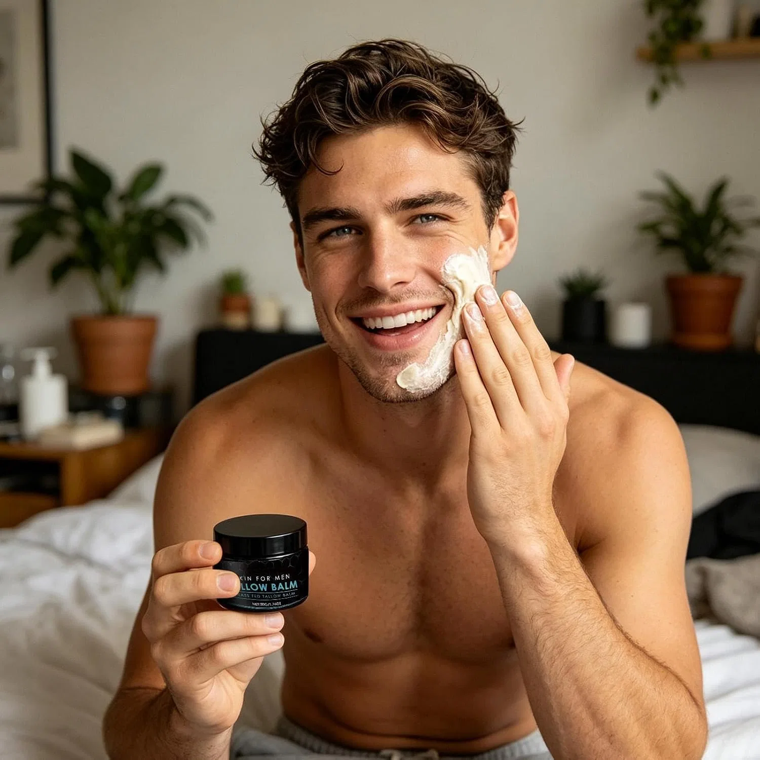Увлажняющий крем для лица, Men's Face Cream, Generisch, 50 г — фото 3