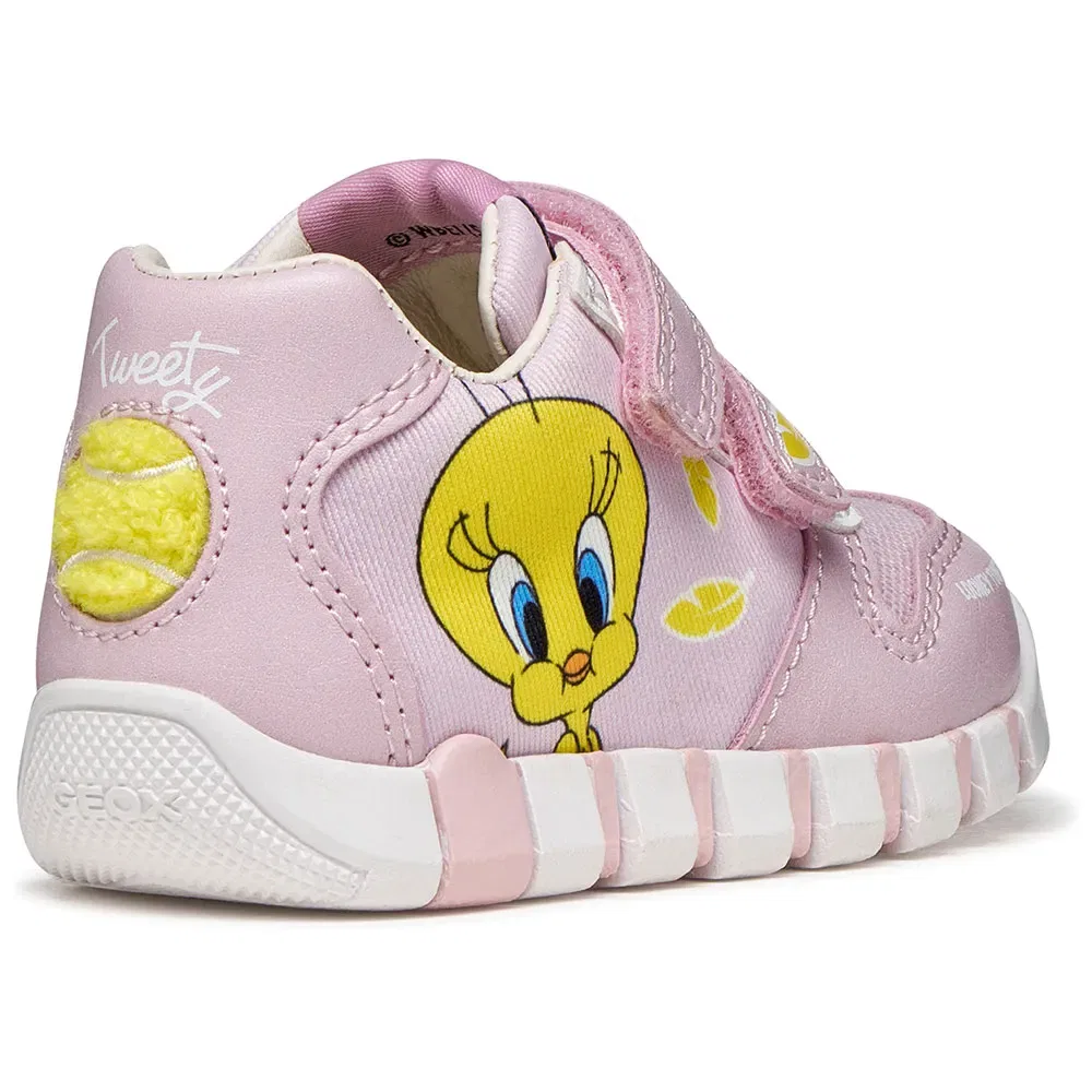 Кроссовки slip-on Geox Iupidoo, розовый — фото 4