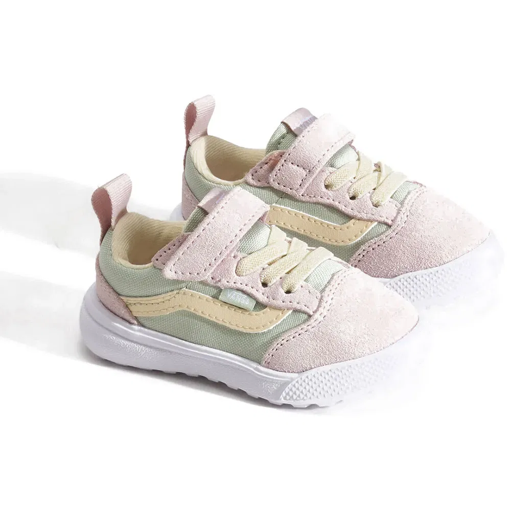 Детские кроссовки для девочек с закрытием на липучке UltraRange 66 V Vans, Green