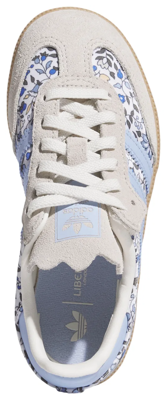 Детские кроссовки для мальчиков с цветочным принтом Originals x Liberty London Samba Elastic Lace Adidas, Supplier Colour/Off White — фото 4