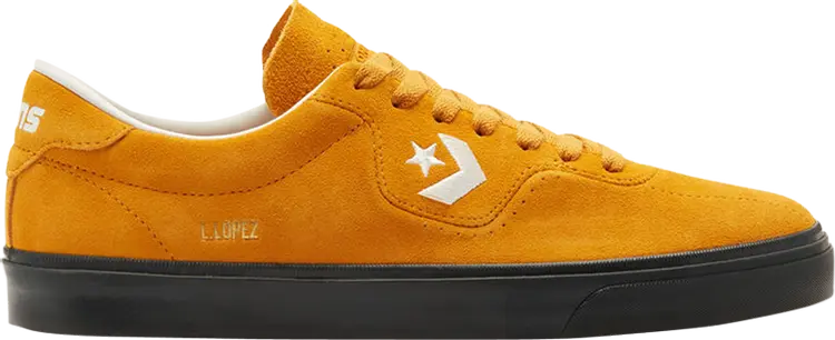 

Кеды Converse Louie Lopez Pro Low Mono Classic Suede - Saffron Yellow, желтый