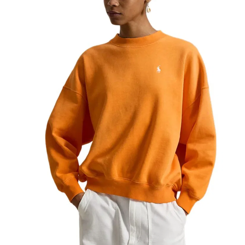 Женский свободный свитшот Polo Ralph Lauren, Orange — фото 4