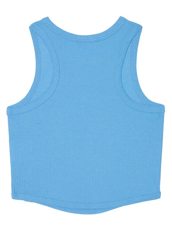 Майка slim fit United Colors Of Benetton, синий — фото 2