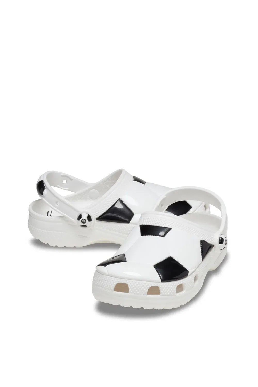 Детские классические клоги Fun Lab Crocs, White — фото 3
