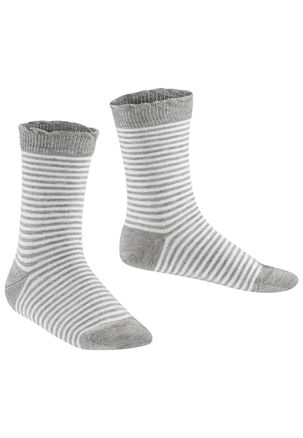 Детские носки с блестящим полосатым принтом Glitter Stripe Falke, Grau — фото 4