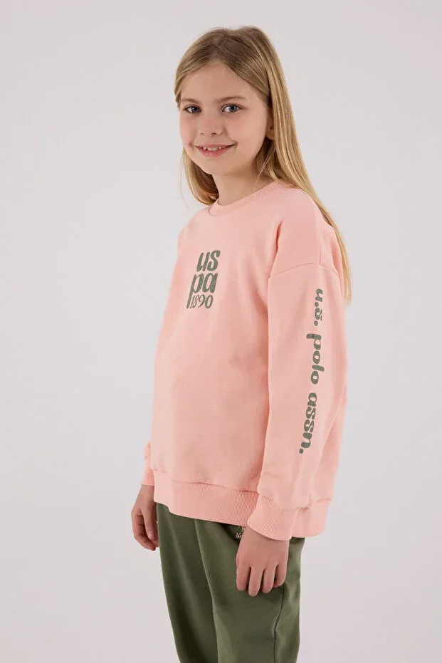 Детский комплект для девочек с вышивкой U.S. Polo Assn., A. Salmon — фото 4