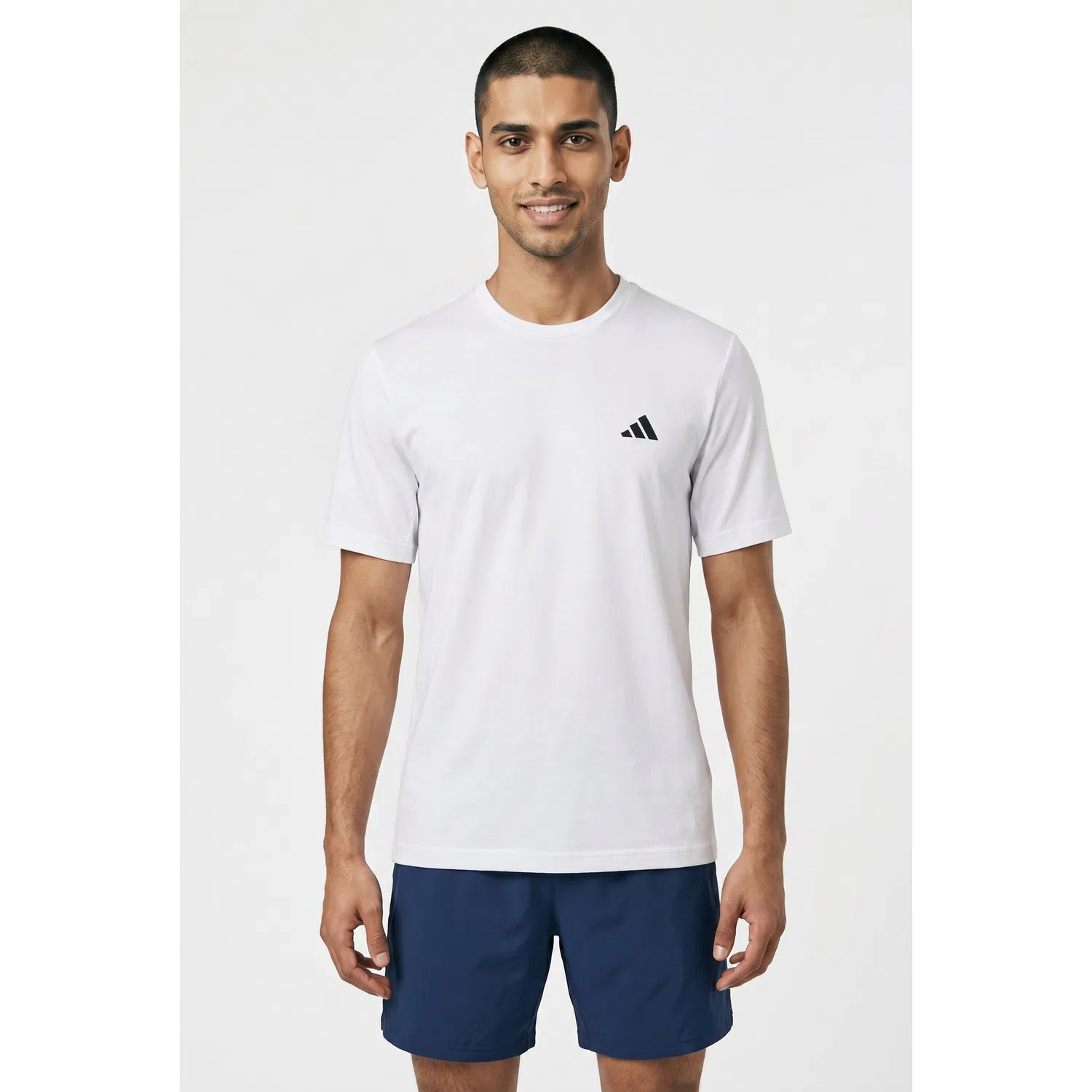 Мужская футболка с круглым вырезом Workout Essentials FeelReady Adidas Performance, White