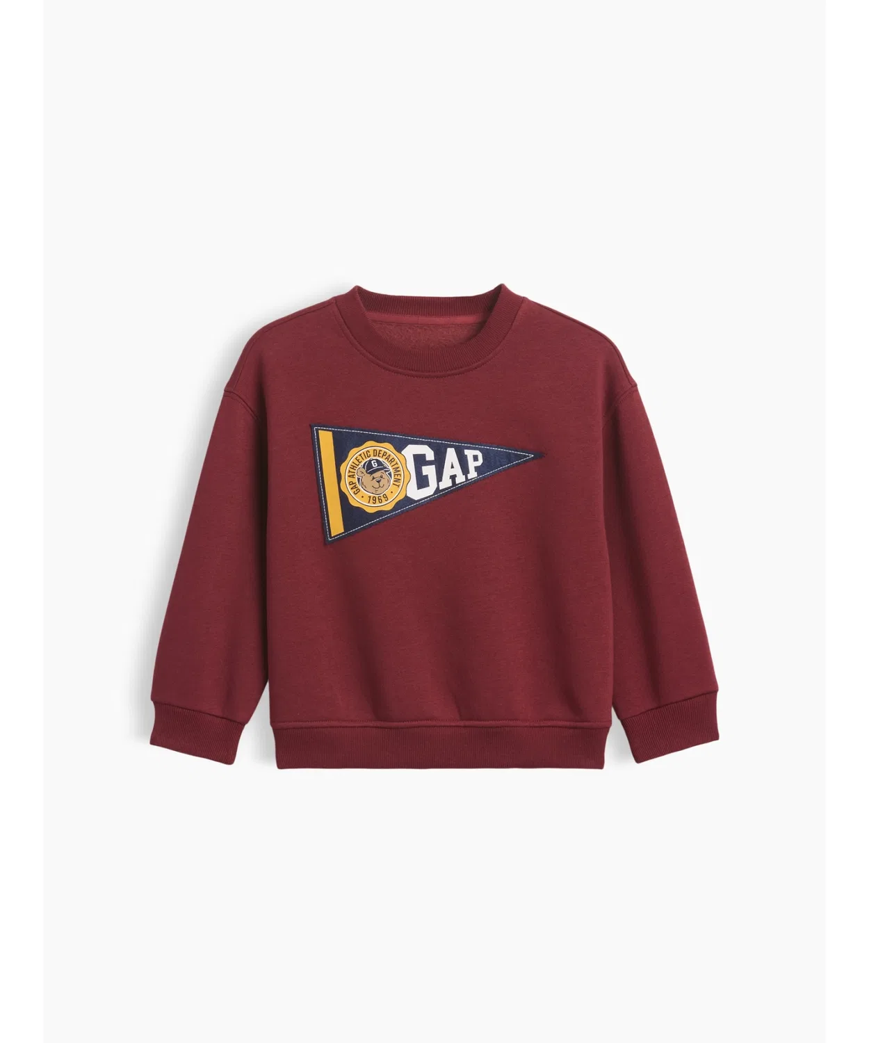 Детский свитшот с длинным рукавомVintage Soft Varsity Style GAP Logo GAP