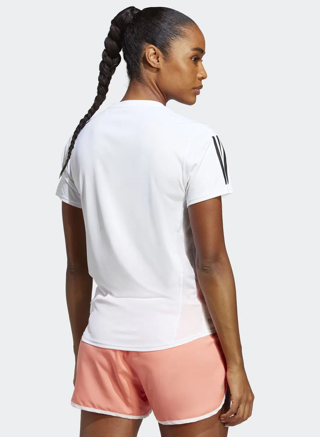 Футболка с влагоотводящей технологией Own the Run Adidas, белый — фото 2