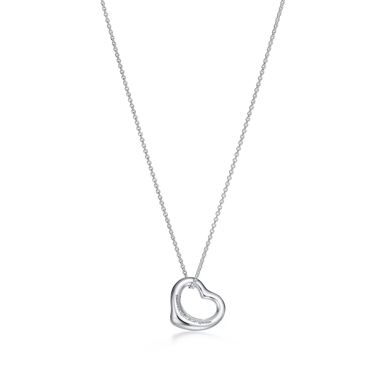 Колье Tiffany & Co. Open Heart, серебро — фото 2