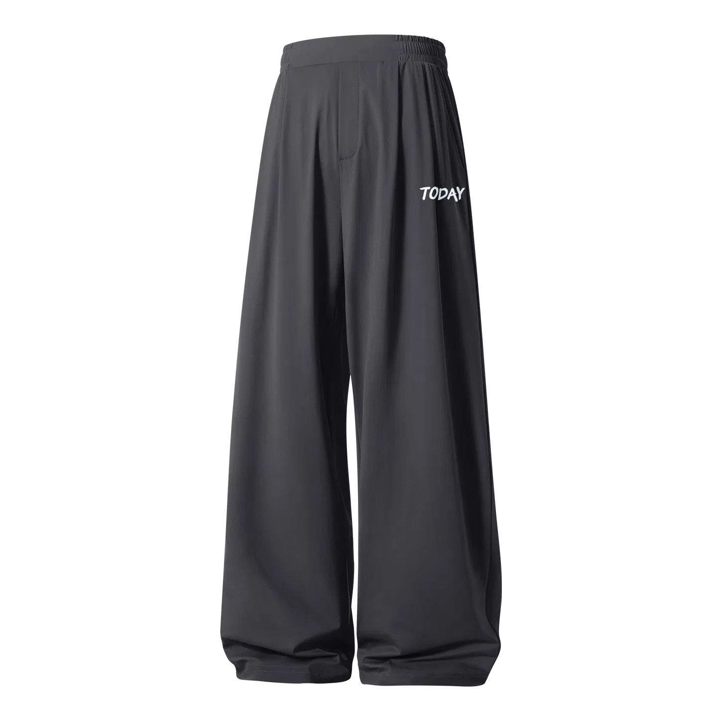 Детские брюки прямого кроя из тонкой ткани MINISO, Carbon Gray