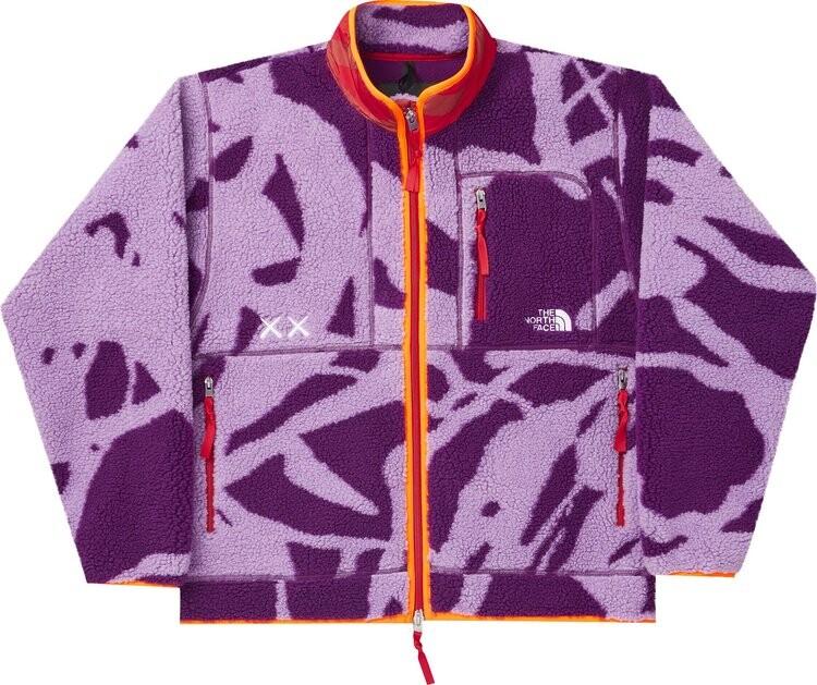 

Куртка The North Face x KAWS Freeride Fleece Jacket 'Pamplona Purple', фиолетовый