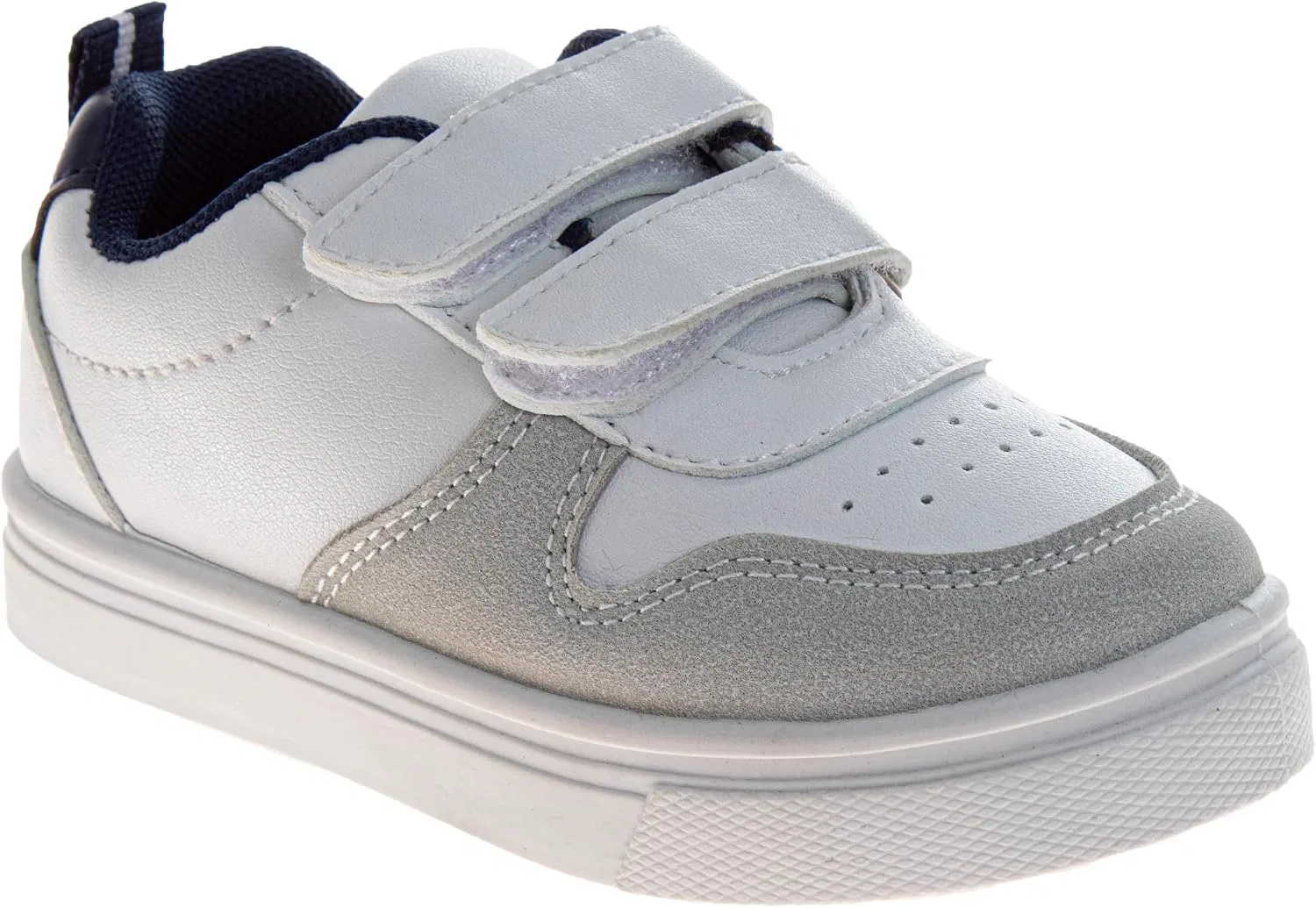 Детские кроссовки для мальчиков с ремешком Josmo, White Grey