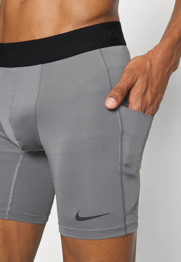 Шорты Dri-fit Nike Performance Smoke Grey Black, черный/серый — фото 4