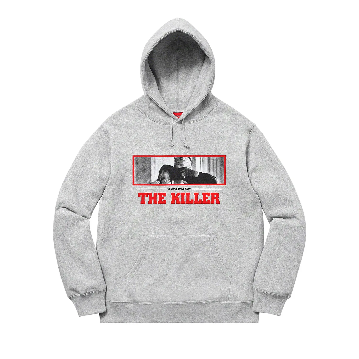 Толстовка Supreme The Killer с капюшоном, серый