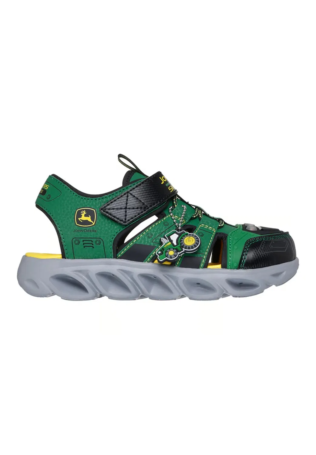 Детские сандалии с подсветкой John Deere Hypno-Splash Skechers, Bunt — фото 2