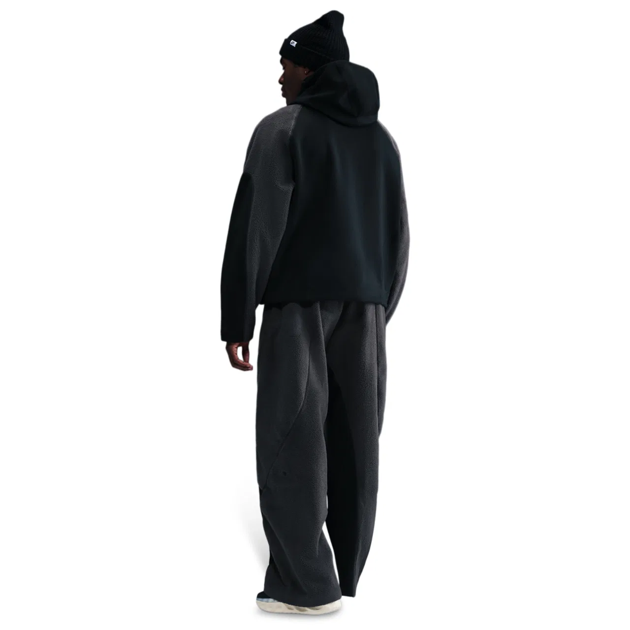 Брюки мужские Tech Windwall Open Hem Nike, цвет Black/Black/Anthracite — фото 4