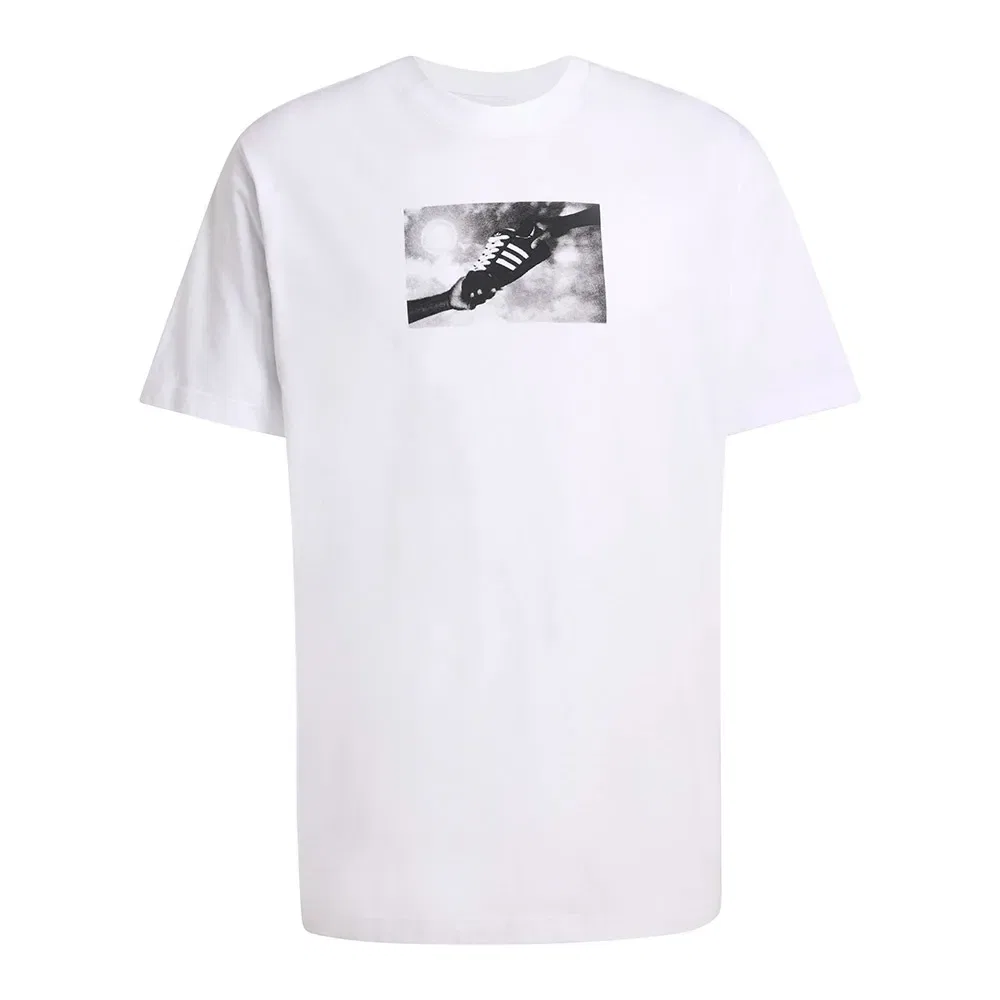 Мужская футболка с принтом Franchise Graphic Adidas Originals, White — фото 3