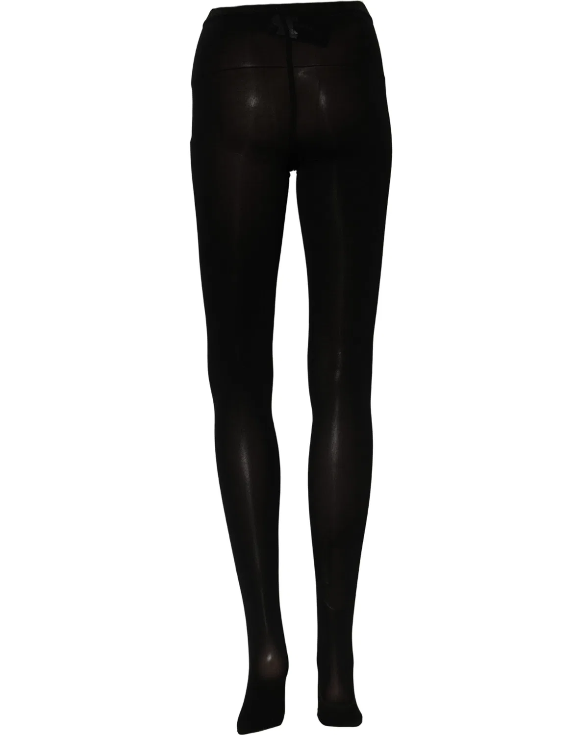 Женские плотные чулки с логотипом Tights Socks Dolce & Gabbana, Black — фото 4