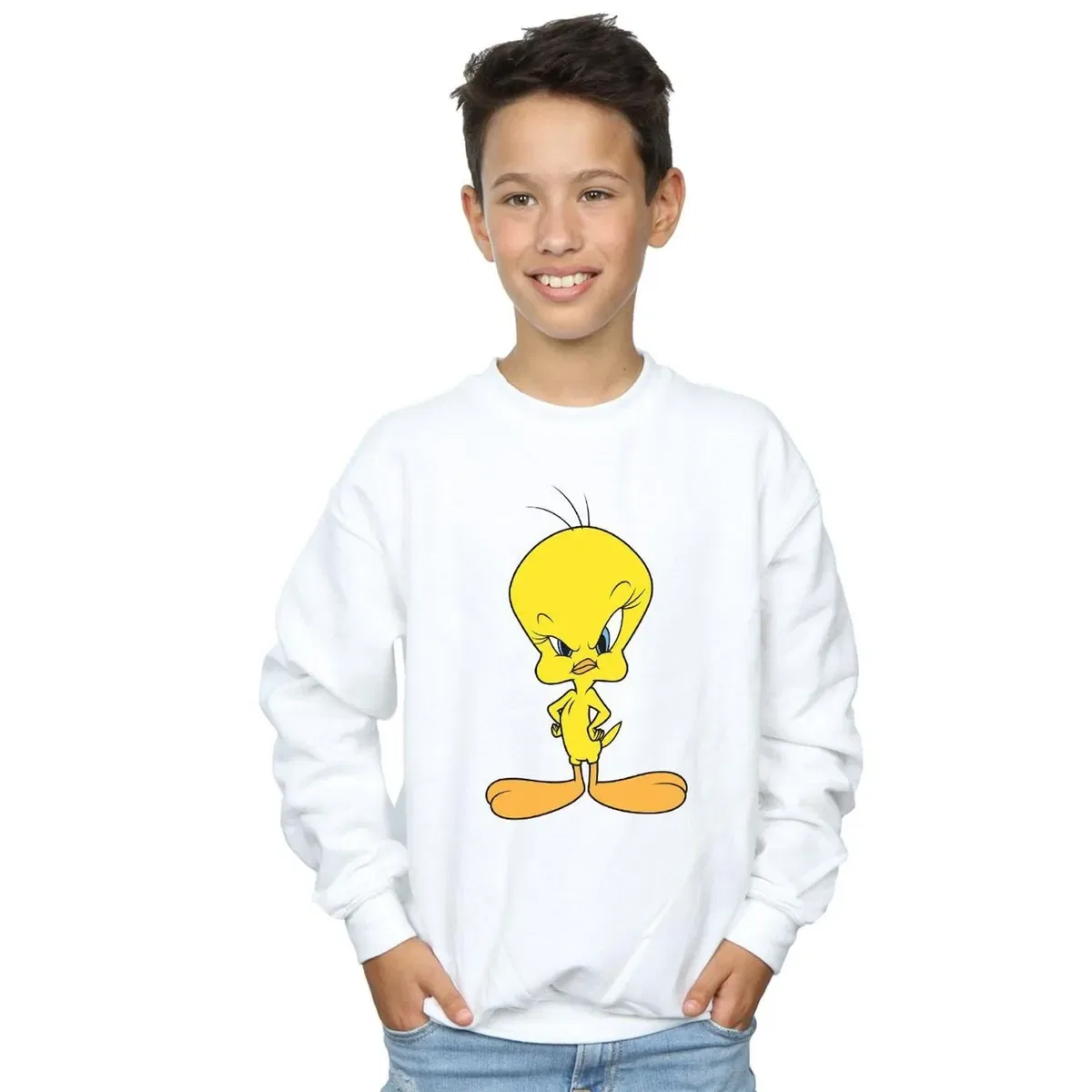 Детский свитшот Looney Tunes, White