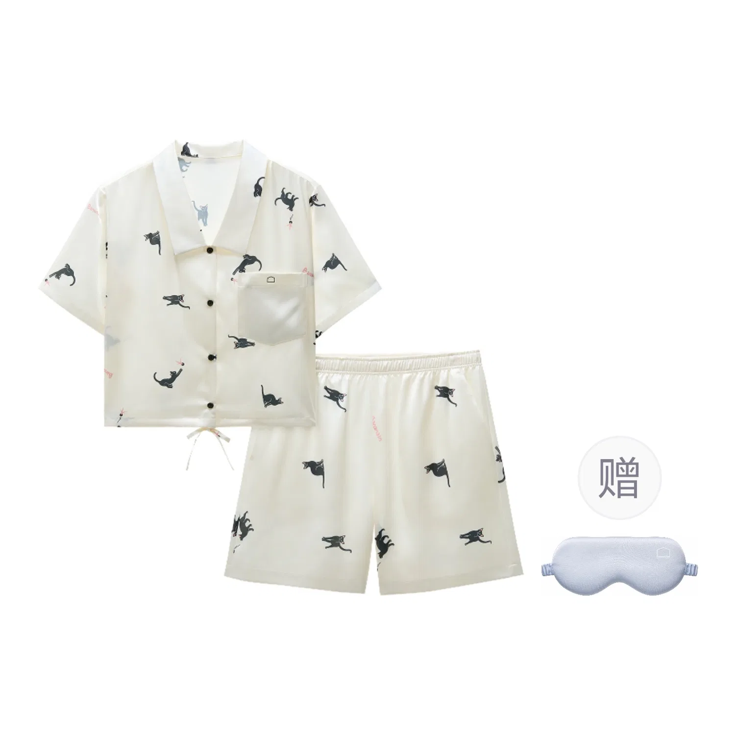 Детский комплект пижам BANANA IN, Milk White Deutsch