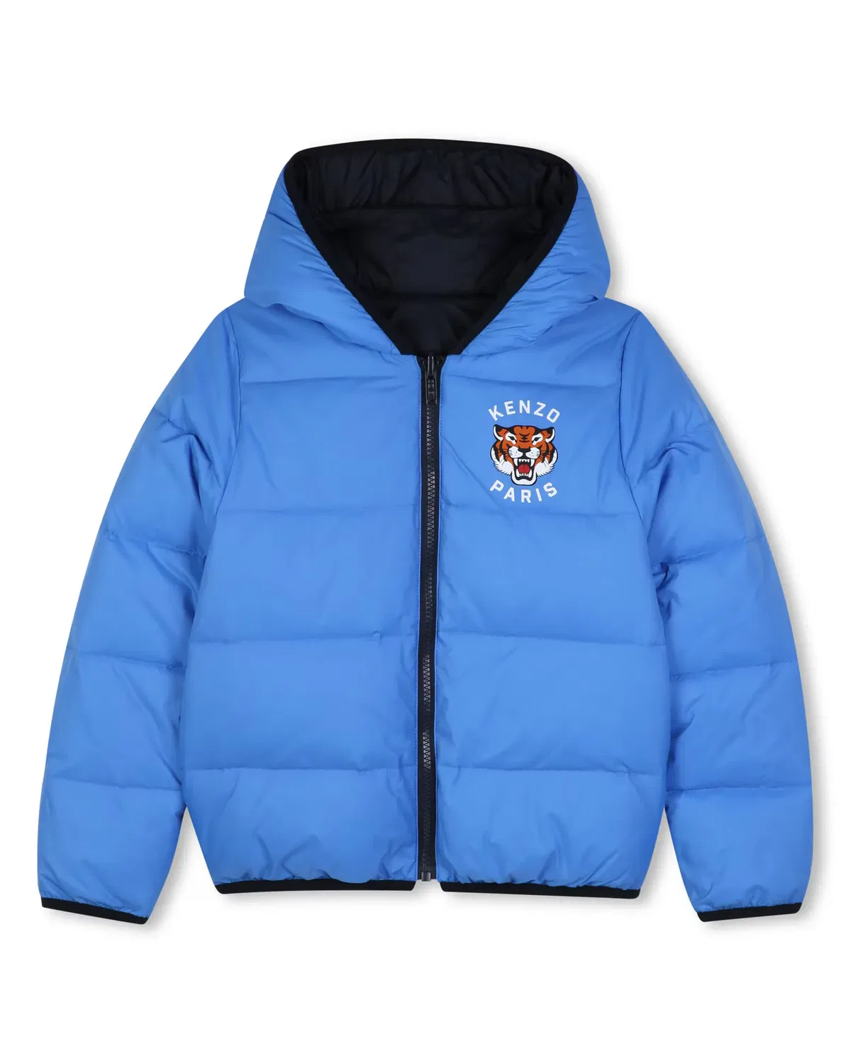 Детская куртка для мальчиков стеганая Kenzo Kids, Azul Marino