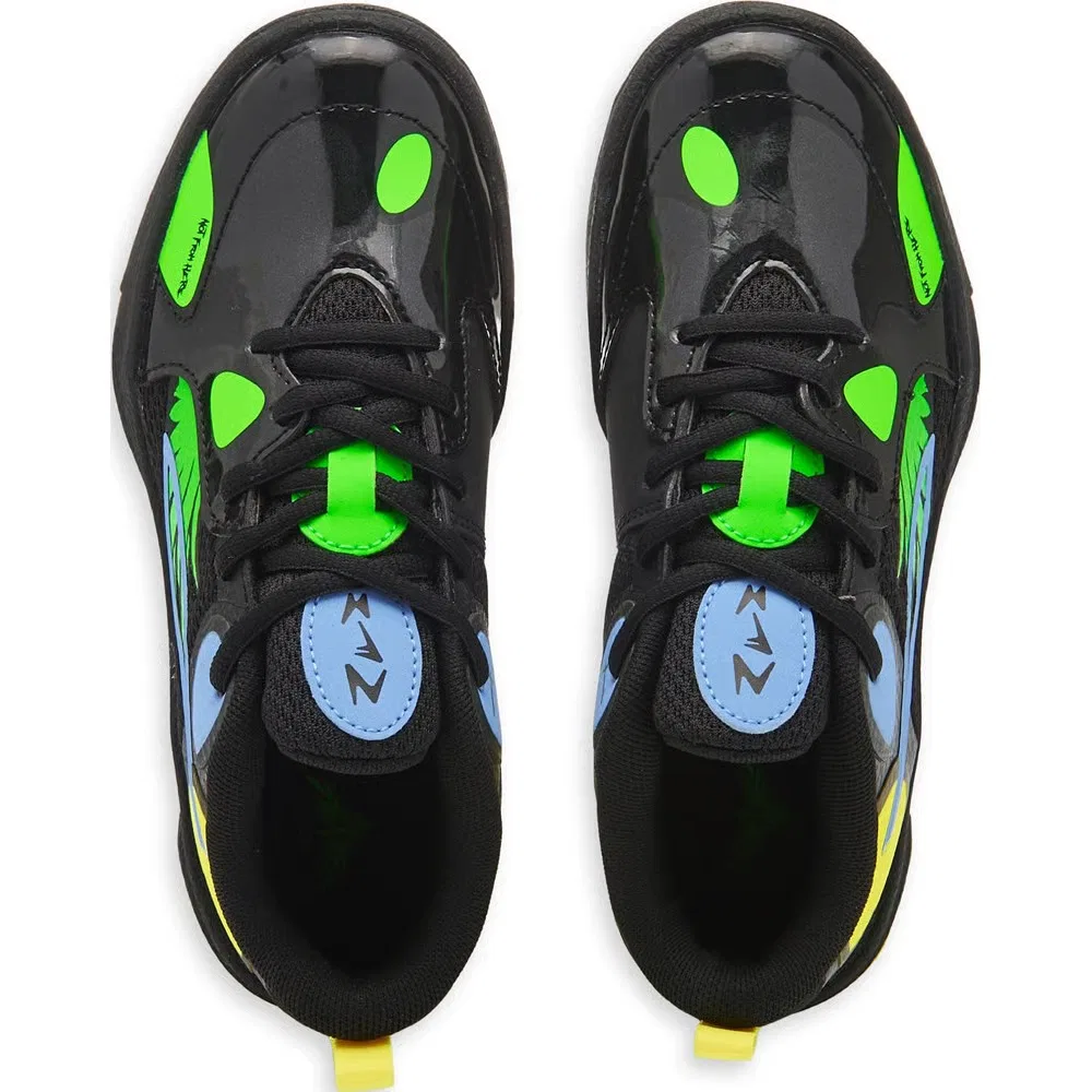 Детские баскетбольные кроссовки MB World .01 Puma, Black/Yellow — фото 4