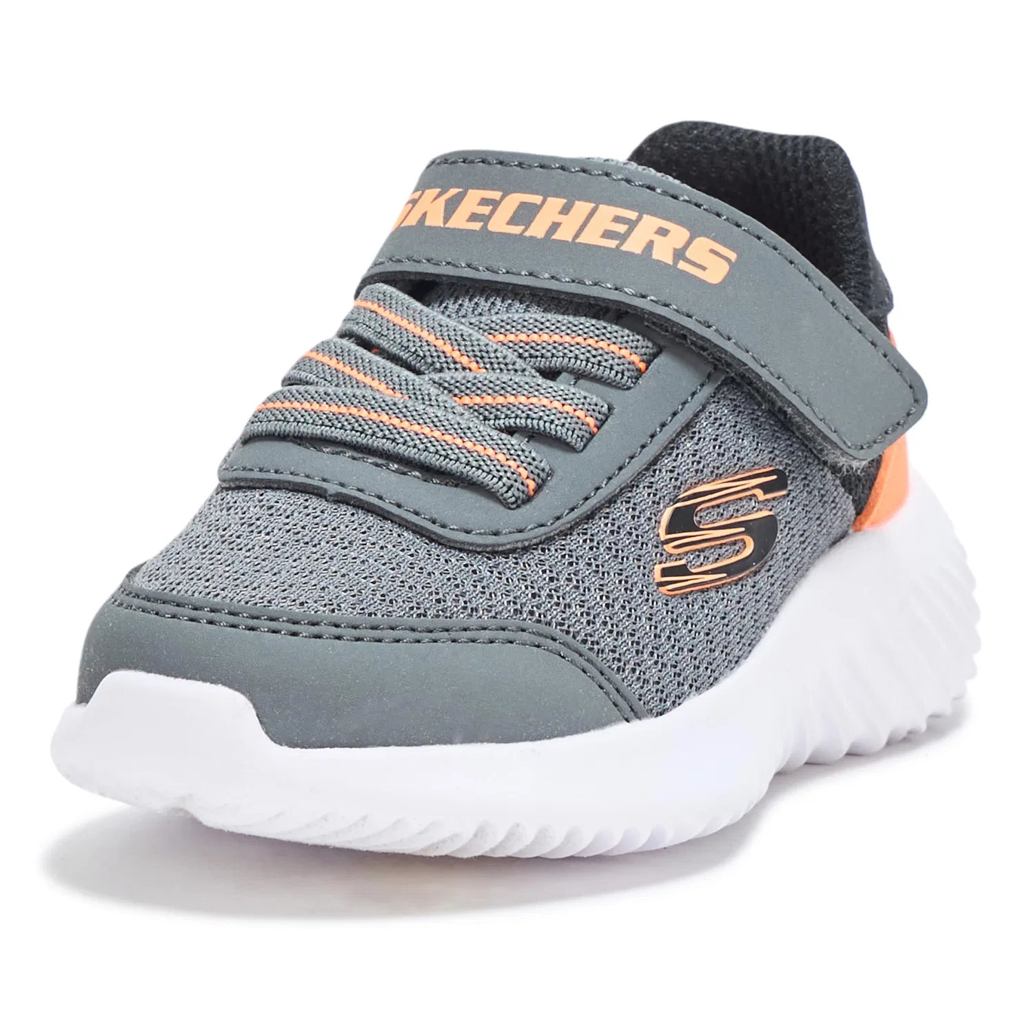 Детские кроссовки для мальчиков с липучкой Skechers Bounder-trezic, Carbone Arancione