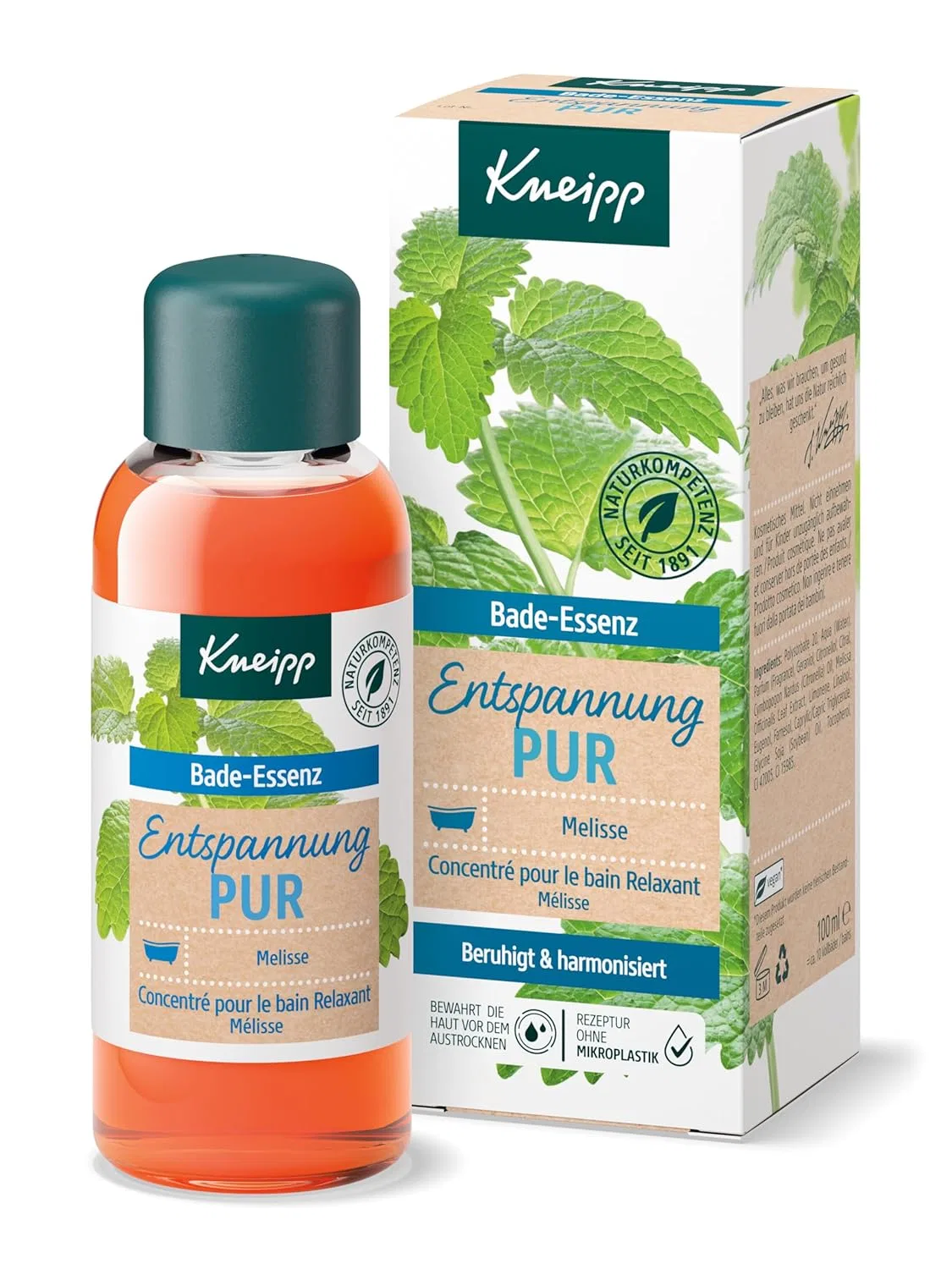 Масло для ванн Relaxation Pure Balm Kneipp, 100 мл, Multicoloured