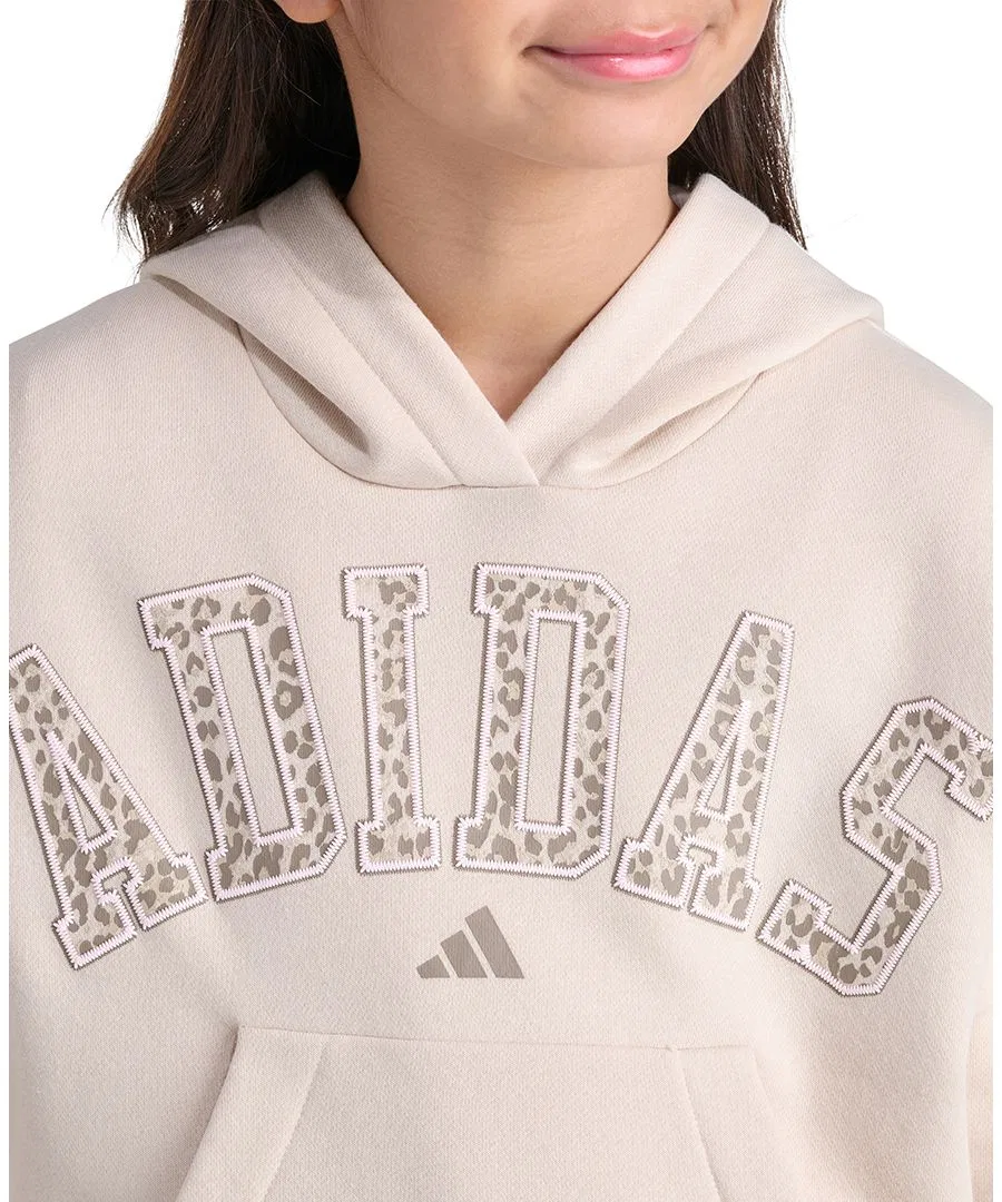 Худи с длинным рукавом и капюшоном, свободного кроя adidas, Crystal Linen — фото 3