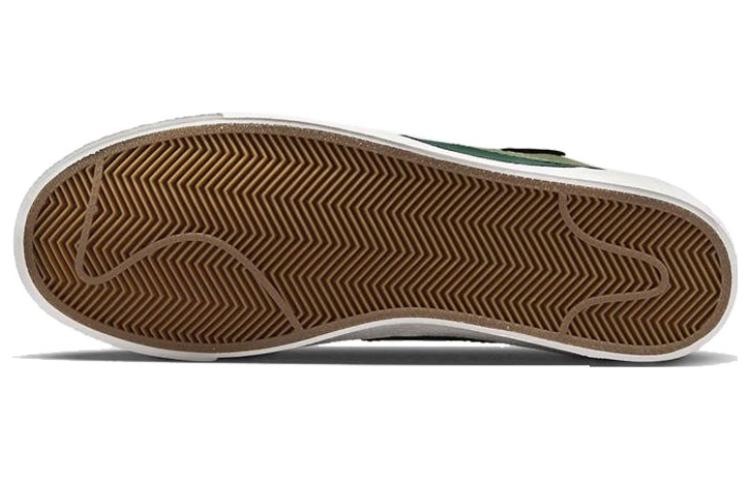 Кроссовки Nike Blazer Low 77 Jumbo, зеленый/белый — фото 3