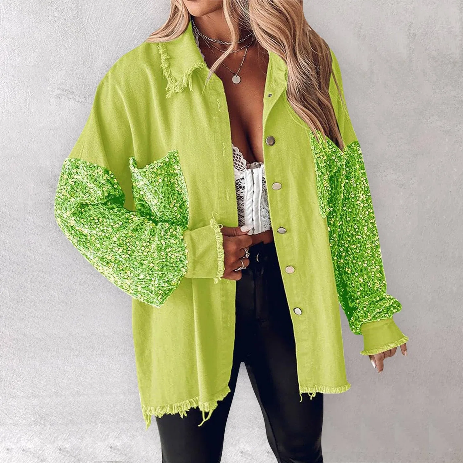 Женская куртка с принтом Cargidan Y2K Streetwear, Gn2 — фото 3