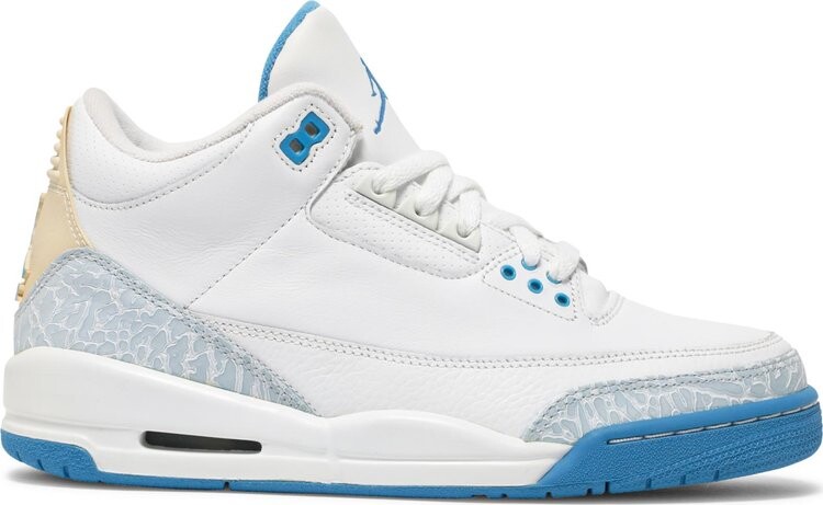 

Кроссовки Wmns Air Jordan 3 Retro Harbor Blue, белый