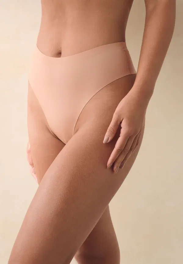 Трусы комплект 3 шт. High Rise Plain Body-hugging Next Black, White, Nude, белый