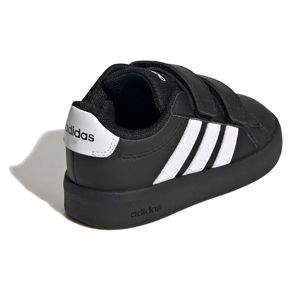 Кроссовки Adidas Grand Court 30 для малышей, черный — фото 4