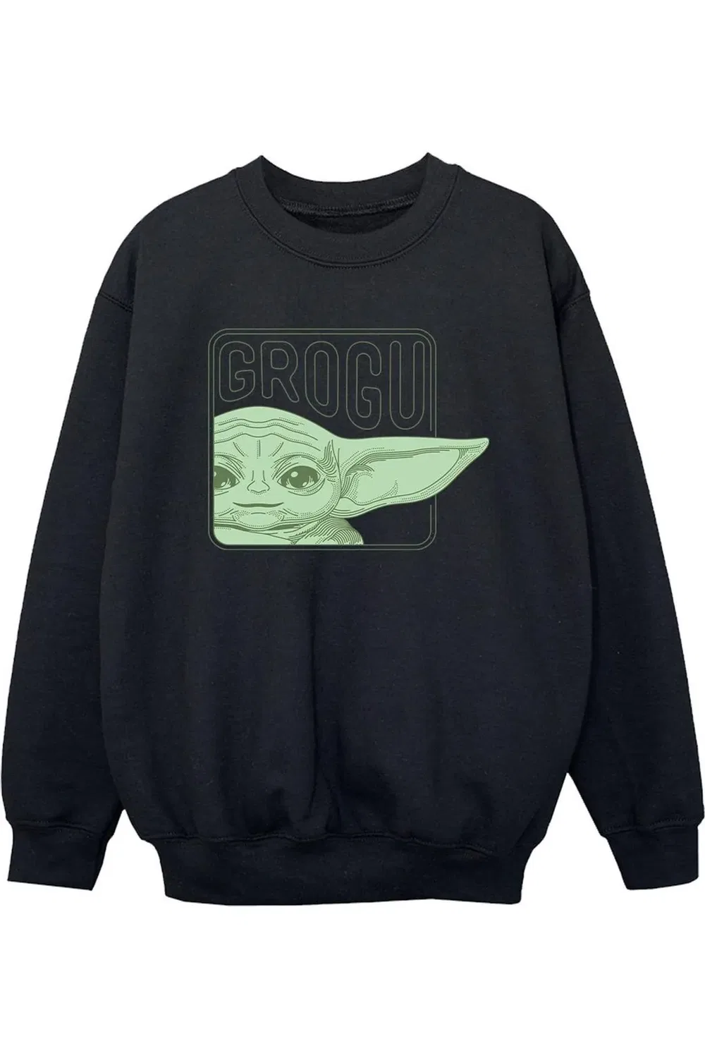 Свитшот с принтом The Mandalorian Grogu Box Star Wars, Black — фото 2