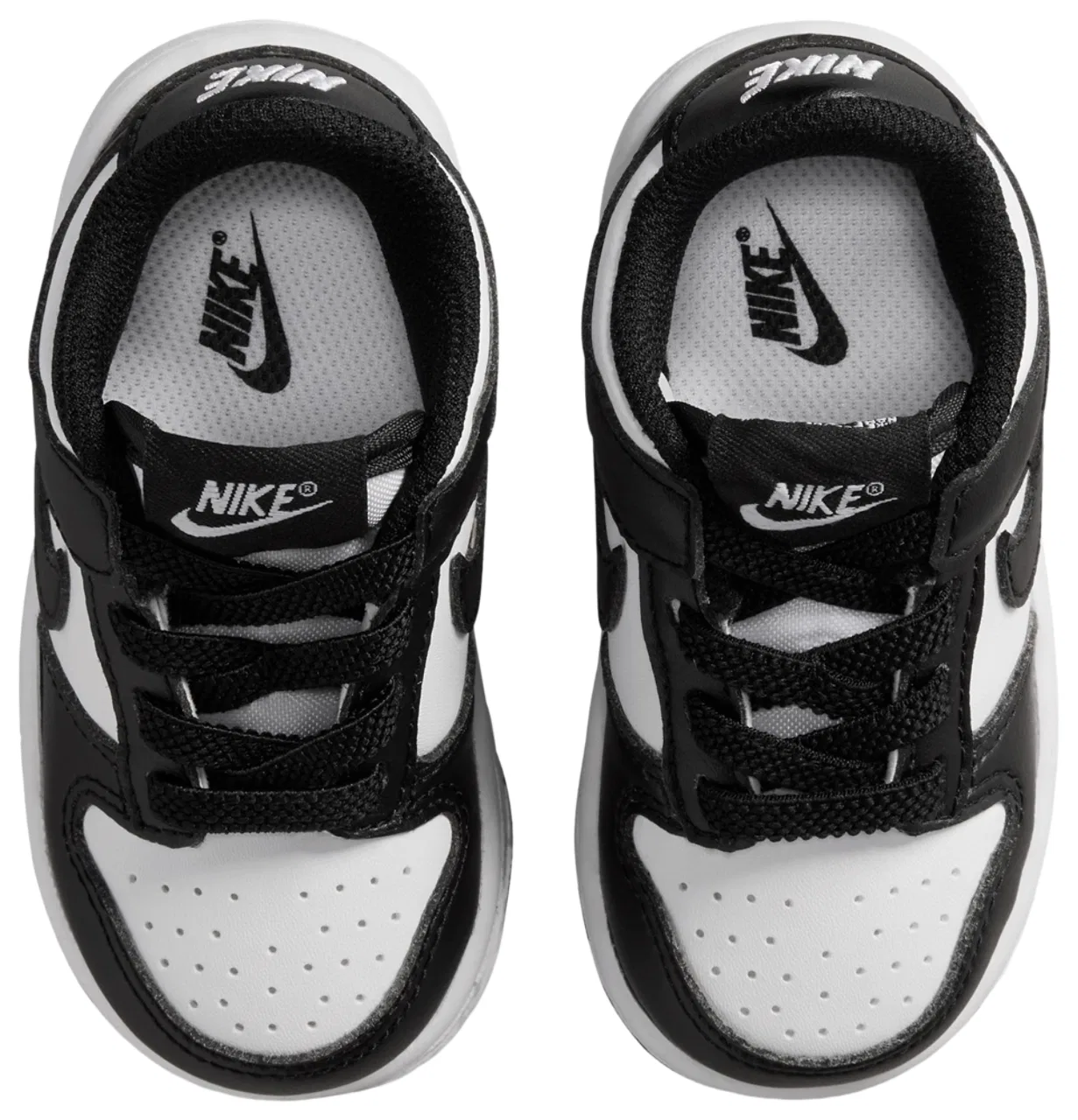 Кроссовки для мальчиков Dunk Low Nike, цвет White/Black/White — фото 4
