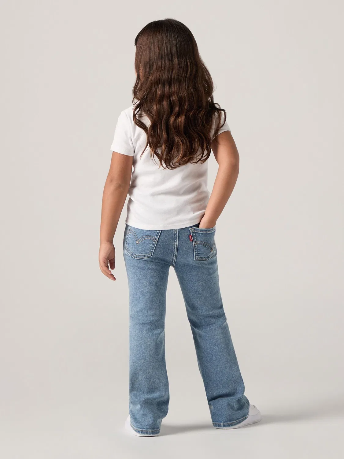 Джинсы High Rise Flare Pocket Detail Levi's, синие — фото 2