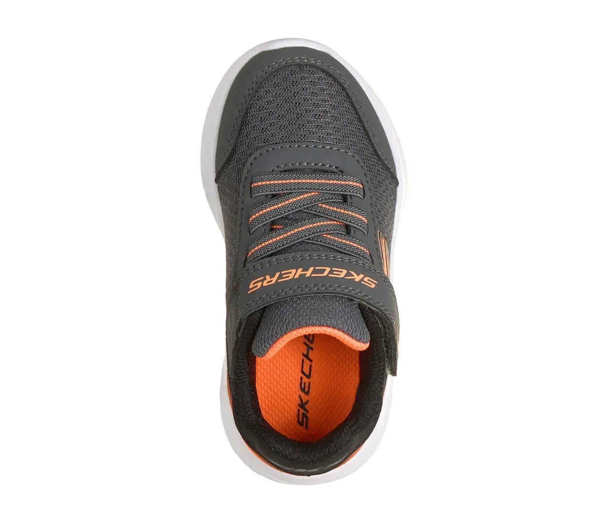 Детские кроссовки Bounder - Trekzic Skechers, угольный/оранжевый — фото 2